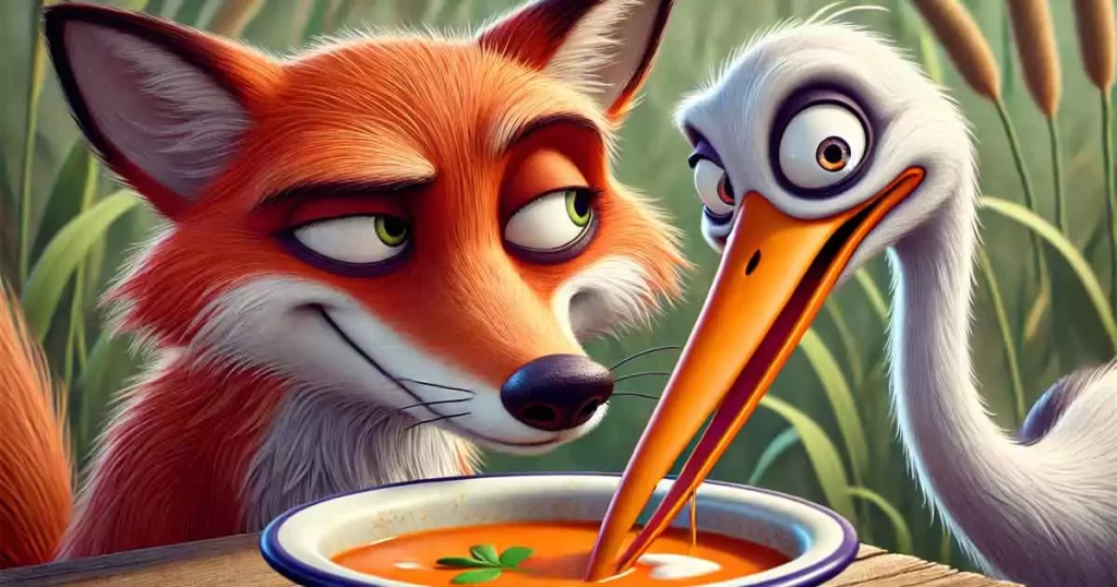 The Fox and the Stork