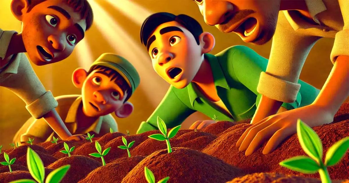 The Hidden Treasure A Moral Tale On The Value Of Hard Work