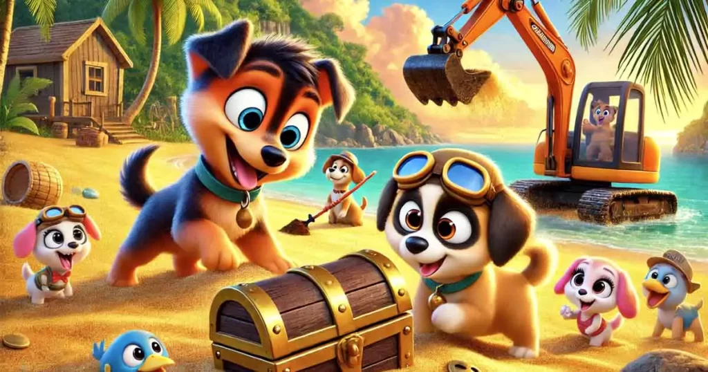 Paw Patrol: The Brave Pups and the Hidden Treasure Adventure