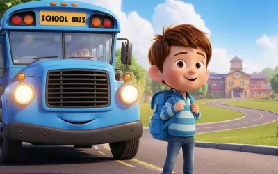 Liam’s First Bus Ride