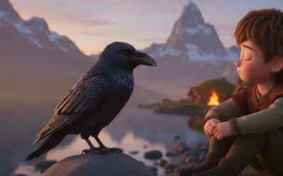 Eli and the Quiet Night by the Fjord